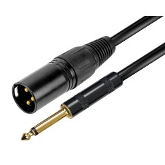 RIDEM Cavo XLR M - Jack 6,3mm - 5mt