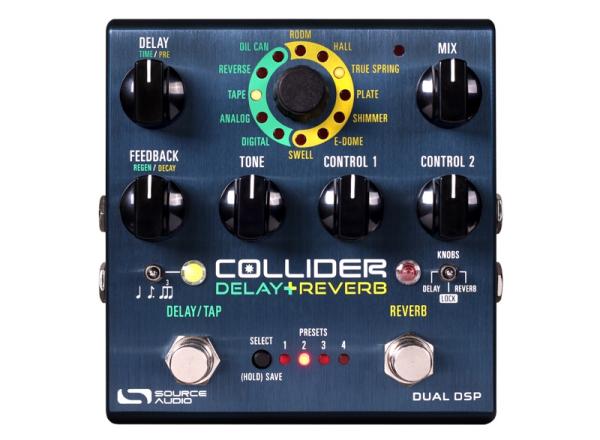 Source Audio SA263 COLLIDER DELAYREVERB - Pedale stereo Delay Reverb per chitarra e basso