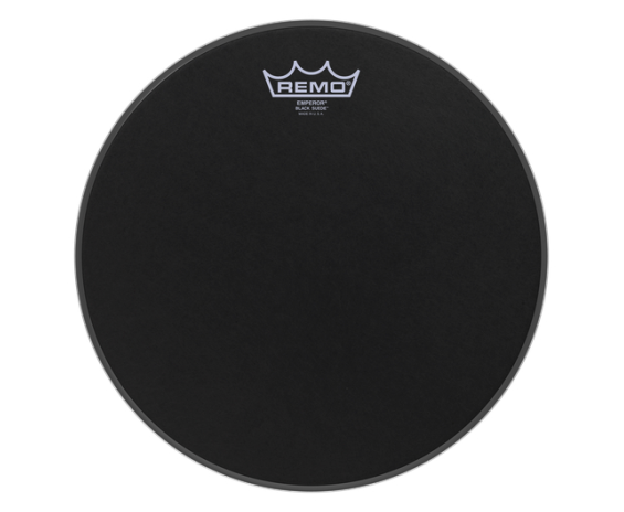 Remo BE-0812-ES - Emperor Black Suede 12" - (BI)