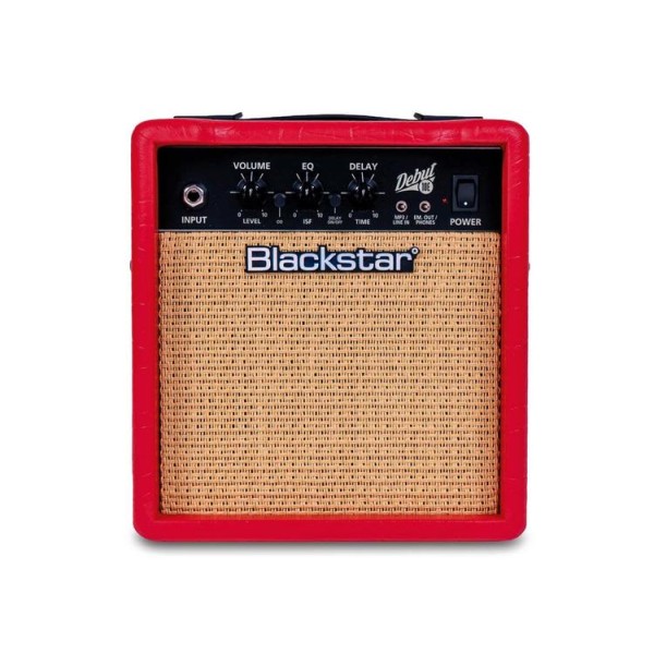 BLACKSTAR Debut 10E Red - AMPLIFICATORE COMBO 2x3" CON EFFETTI PER CHITARRA 10W