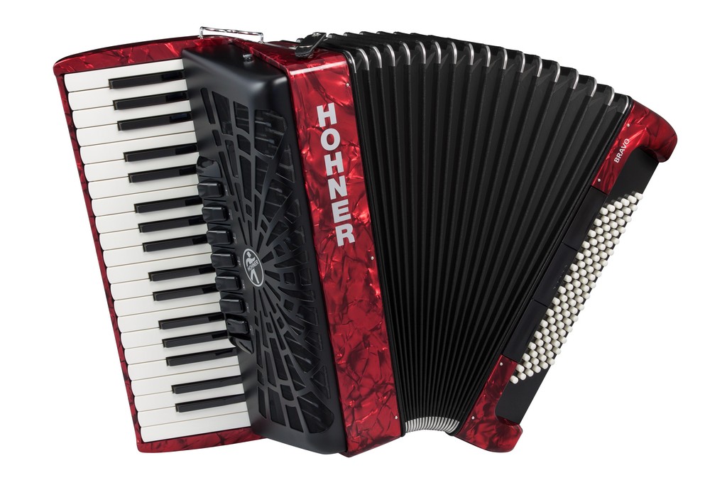 HOHNER BRAVO III 96 ROSSO A16732 SILENTKEY