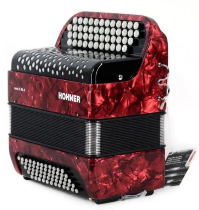 HOHNER NOVA II 60 A, RED, C-STEPPED