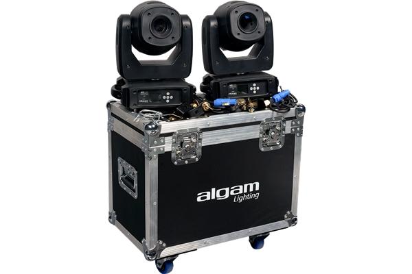 Algam Lighting Kit 2x SPOT MS100 FlightCase