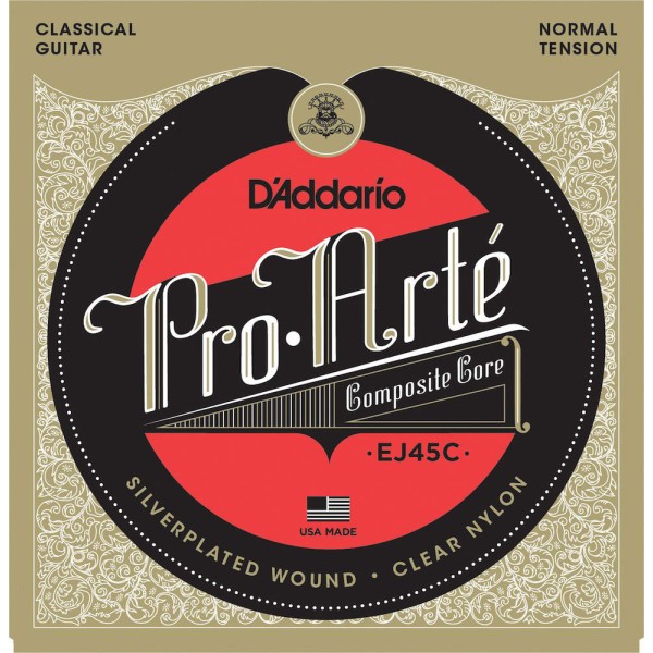 D'ADDARIO EJ45C Normal Tension - MUTA DI CORDE PER CHITARRA CLASSICA SILVER PLATED