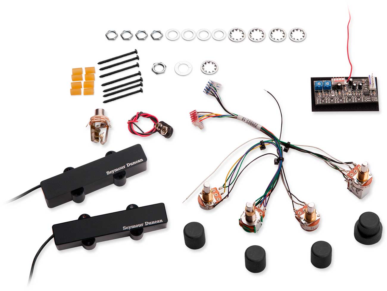 SEYMOUR DUNCAN AJB-3ASB 4/5-STRG SET W/STC-3AS