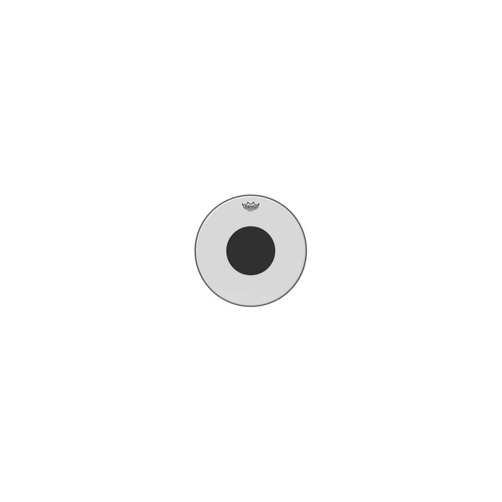 Remo CS-0316-10 Controlled Sound Top Black Dot Clear 16 - (BI)