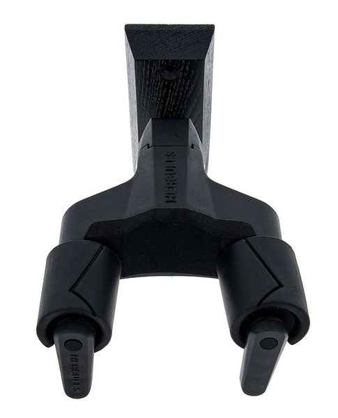 HERCULES IT HCGSP-38WBK+ SUPPORTO A MURO PER CHITARRA/BASSO, BASE IN LEGNO NERA