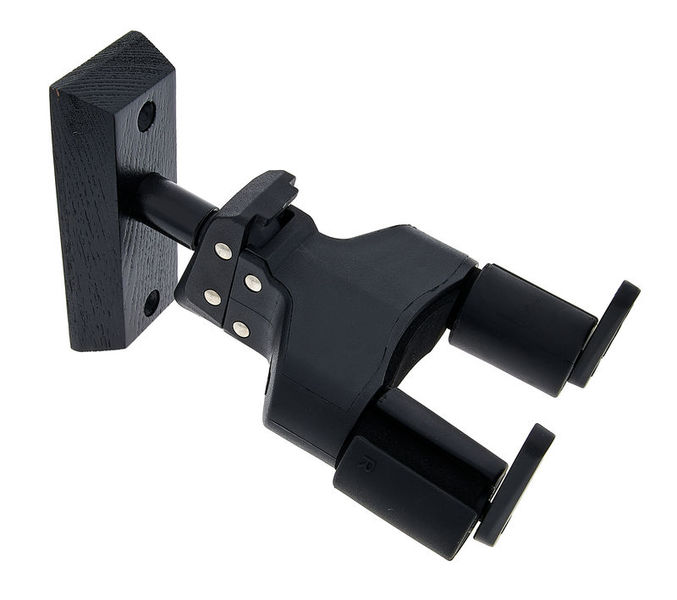 HERCULES IT HCGSP-38WBK+ SUPPORTO A MURO PER CHITARRA/BASSO, BASE IN LEGNO NERA