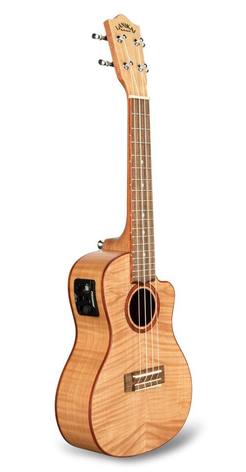 LANIKAI IT FM-CEC UKULELE CONCERTO FLAME MAPLE CON PREAMP