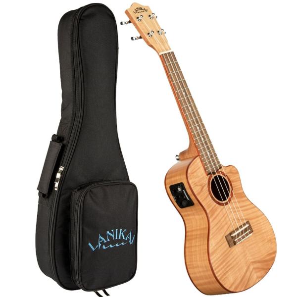 LANIKAI IT FM-CEC UKULELE CONCERTO FLAME MAPLE CON PREAMP