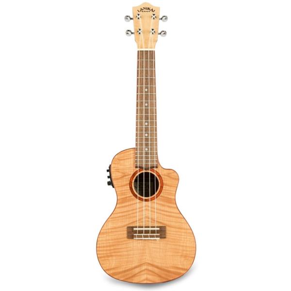 LANIKAI IT FM-CEC UKULELE CONCERTO FLAME MAPLE CON PREAMP