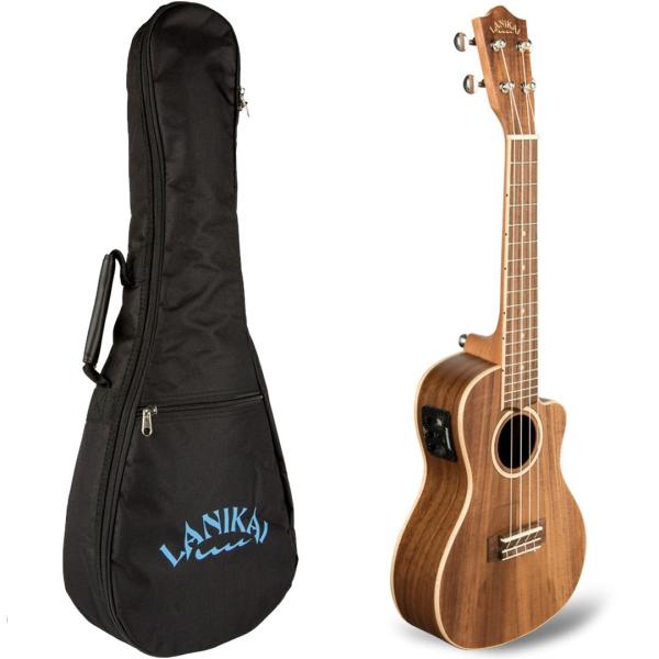 LANIKAI IT ACST-CEC UKULELE CONCERTO CON TOP IN ACACIA E PREAMP