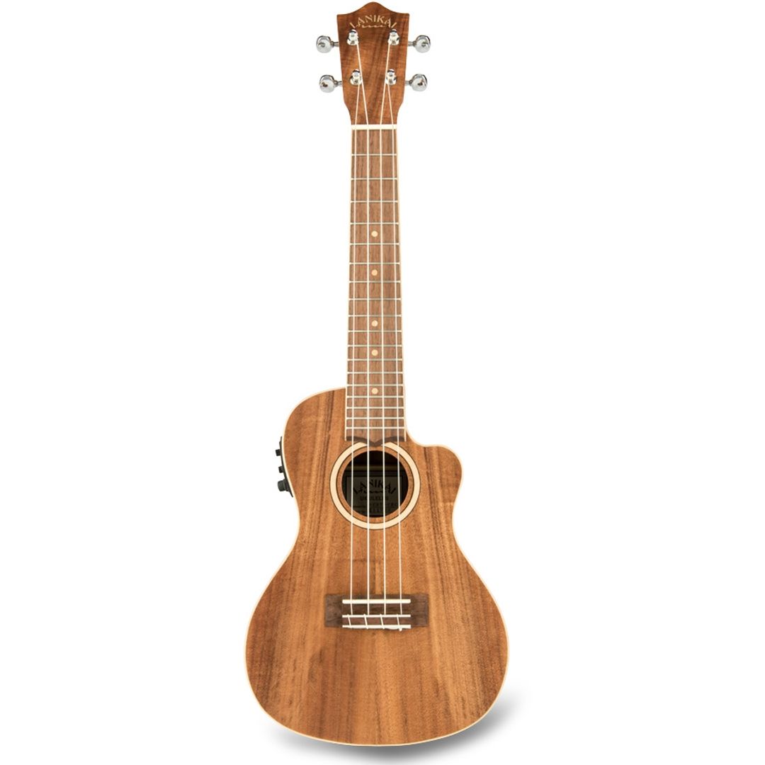 LANIKAI IT ACST-CEC UKULELE CONCERTO CON TOP IN ACACIA E PREAMP