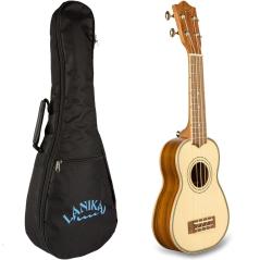 LANIKAI IT SPST-S UKULELE SOPRANO CON TOP IN ABETE ROSSO