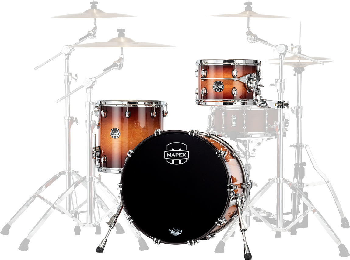 MAPEX IT SE401XHPO SATURN EVOLUTION HYBRID STRAIGHT AHEAD 3 PEZZI EXOTIC SUNBURST