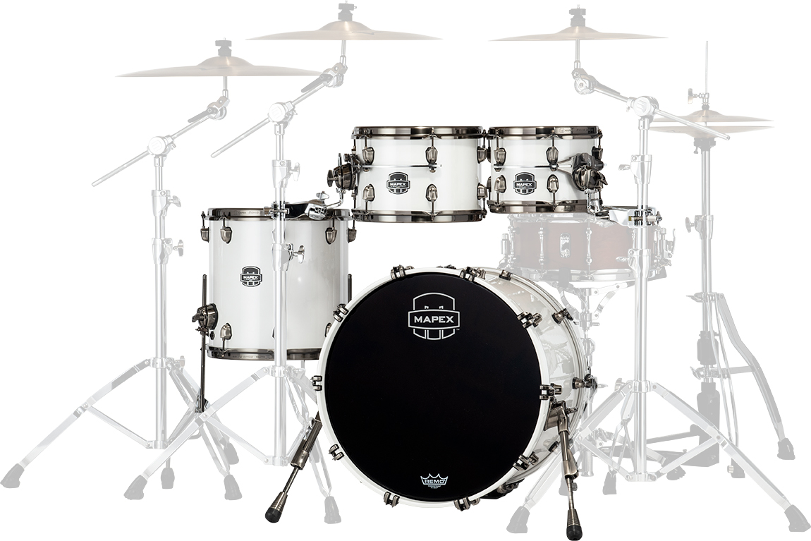 MAPEX IT SE504XBBPI SATURN EVOLUTION BIRCH FUSION 4 PEZZI POLAR WHITE