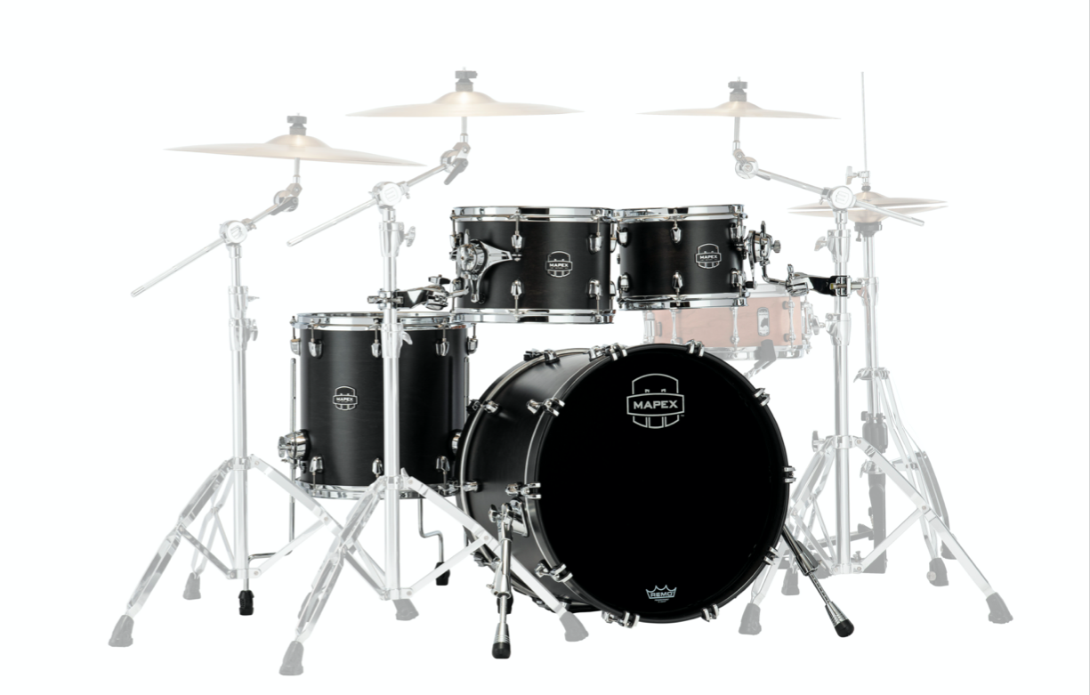 MAPEX IT SR504XFB SATURN NEW FUSION 4 PEZZI SATIN BLACK