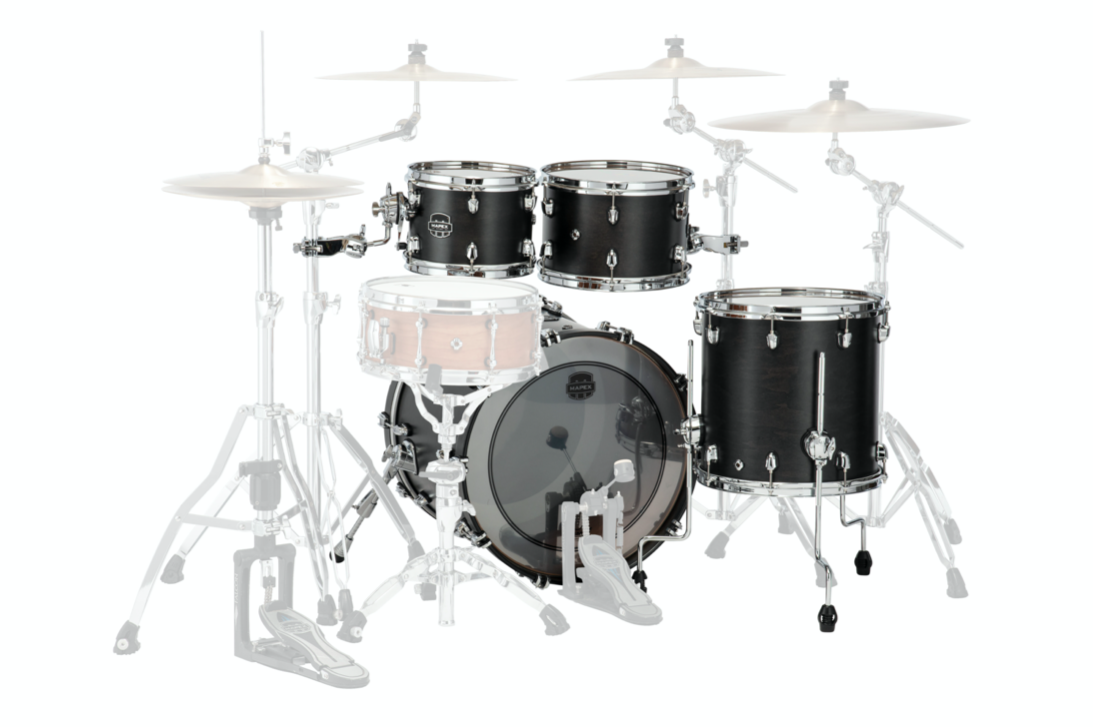 MAPEX IT SR504XFB SATURN NEW FUSION 4 PEZZI SATIN BLACK