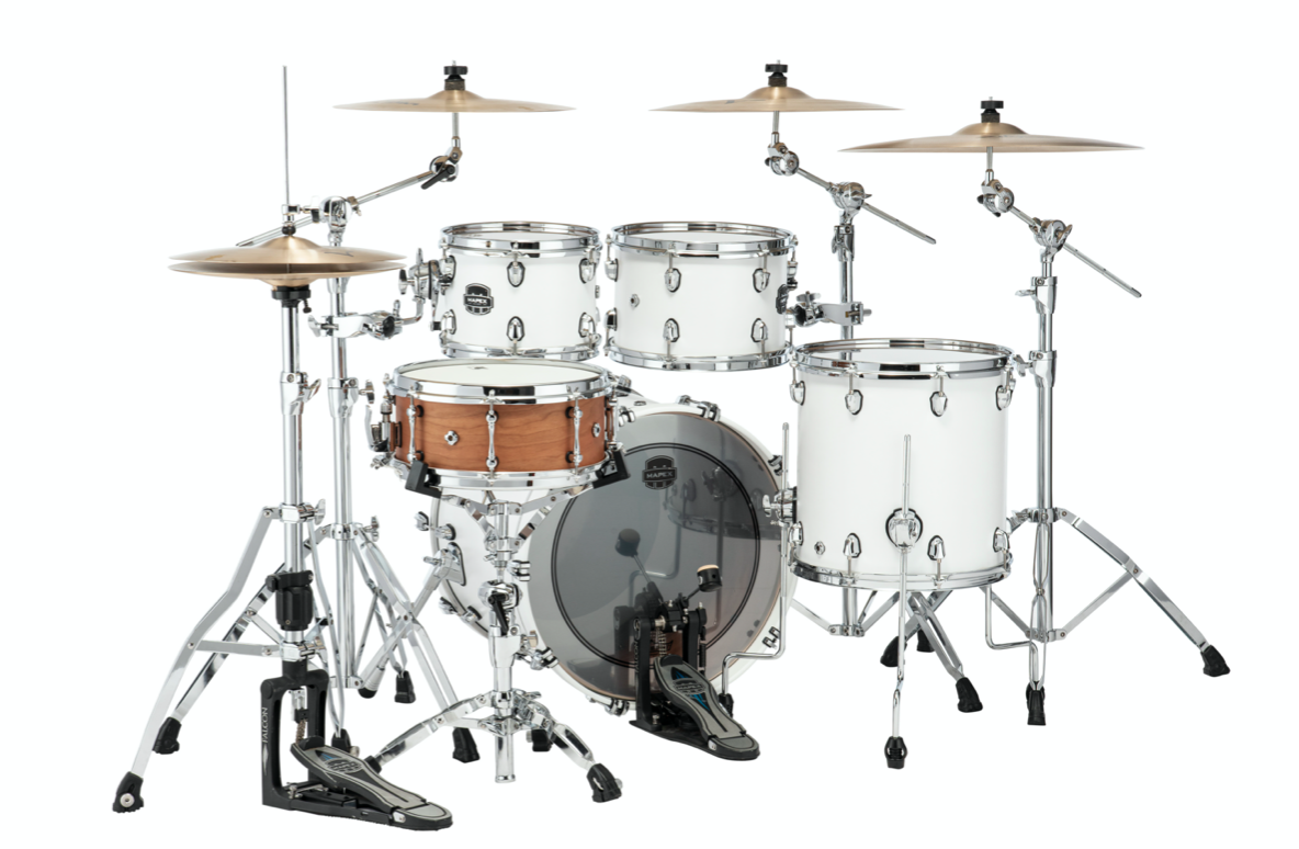 MAPEX IT SR504XRM SATURN NEW FUSION 4 PEZZI SATIN WHITE
