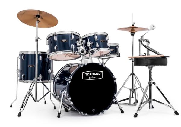 MAPEX IT TND5844FTCYB TORNADO JUNIOR FULL 5 PEZZI ROYAL BLUE