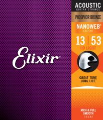 Elixir 16182 ACOUSTIC PHOSPHOR BRONZE NANOWEB