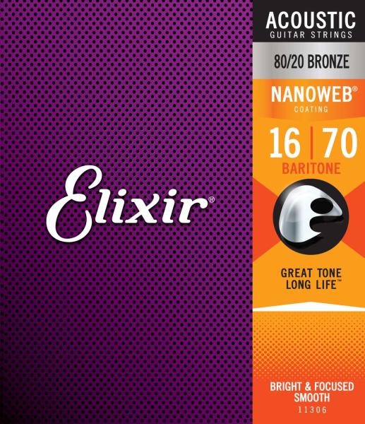 Elixir 11306 ACOUSTIC 80/20 BRONZE NANOWEB