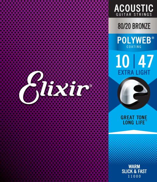 Elixir 11000 ACOUSTIC 80/20 BRONZE POLYWEB