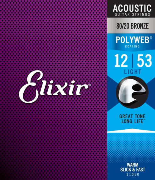 Elixir 11050 ACOUSTIC 80/20 BRONZE POLYWEB