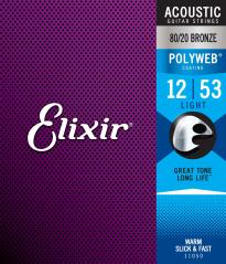 Elixir 11050 ACOUSTIC 80/20 BRONZE POLYWEB