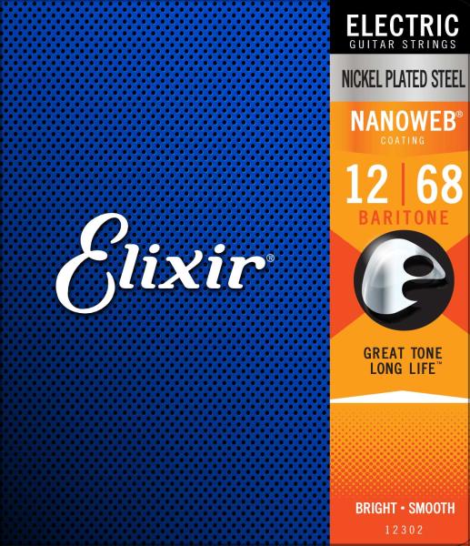 Elixir 12302 ELECTRIC NICKEL PLATED STEEL NANOWEB