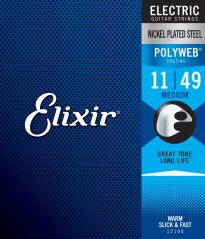 Elixir 12100 ELECTRIC NICKEL PLATED STEEL POLYWEB