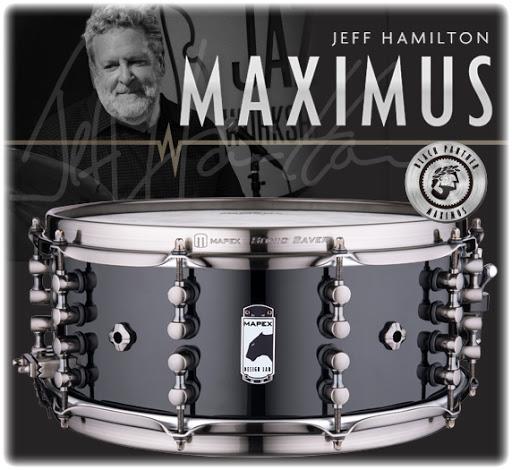 MAPEX IT BPDLMH4600LPB RULLANTE BLACK PANTHER DESIGN LAB MAXIMUS 14X6 JEFF HAMILTON