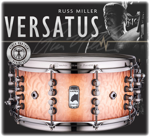 MAPEX IT BPDLMH4650LPW RULLANTE BLACK PANTHER DESIGN LAB VERSATUS 14X6,5 RUSS MILLER