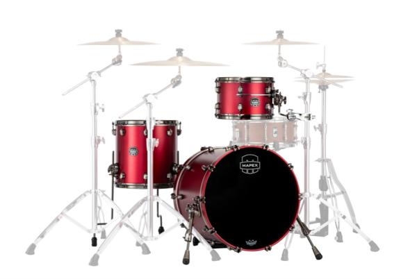 MAPEX IT SE401XHBPA SATURN EVOLUTION HYBRID STRAIGHT AHEAD 3 PEZZI TUSCAN RED