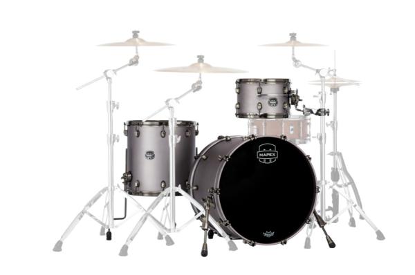 MAPEX IT SE426XHBPG SATURN EVOLUTION HYBRID ORGANIC ROCK 3 PEZZI GUN METAL GREY