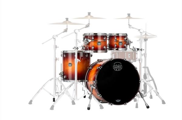 MAPEX IT SE504XMPO SATURN EVOLUTION MAPLE FUSION 4 PEZZI EXOTIC SUNBURST