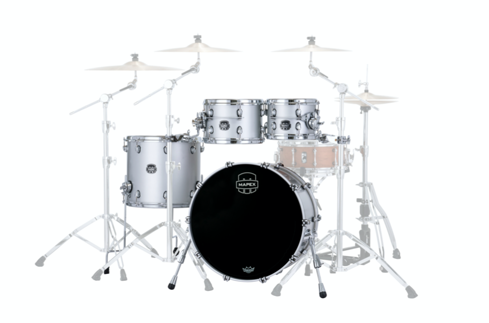 MAPEX IT SE529XMPD SATURN EVOLUTION MAPLE ROCK 4 PEZZI IRIDIUM SILVER