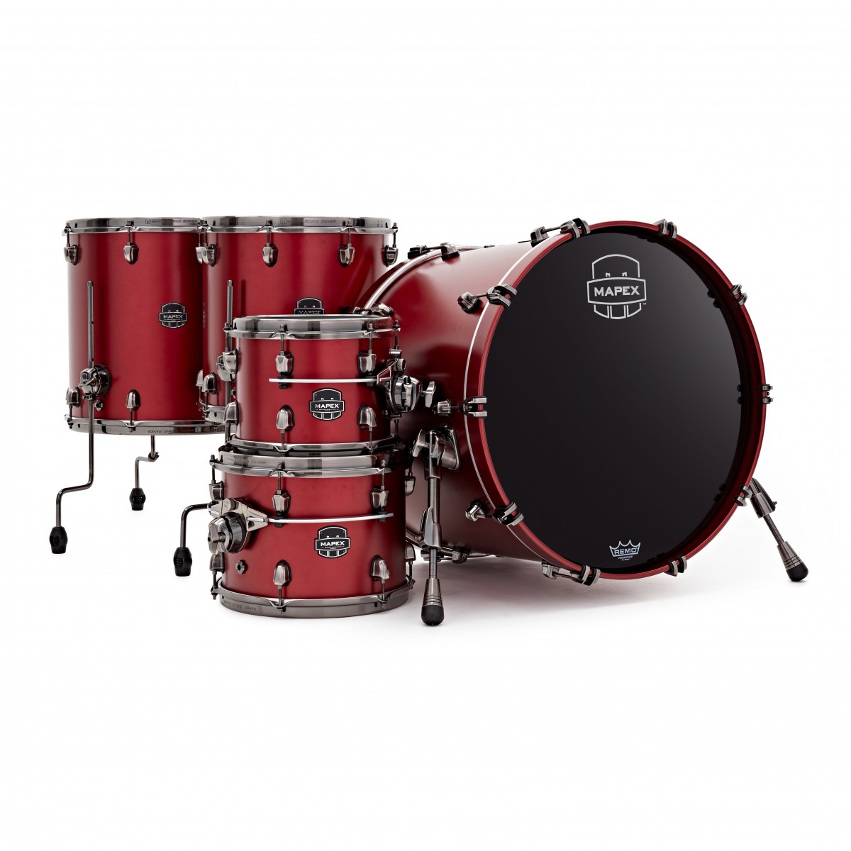 MAPEX IT SE628XMBPA SATURN EVOLUTION MAPLE WORKHORSE 5 PEZZI TUSCAN RED