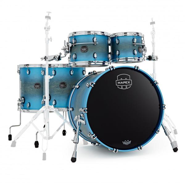 MAPEX IT SE628XMPT SATURN EVOLUTION MAPLE WORKHORSE 5 PEZZI EXOTIC AZURE BURST