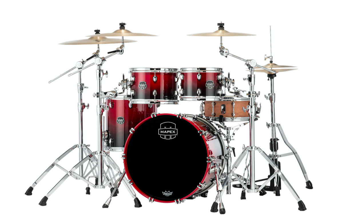 MAPEX IT SR504XRQ SATURN NEW FUSION 4 PEZZI SCARLET FADE