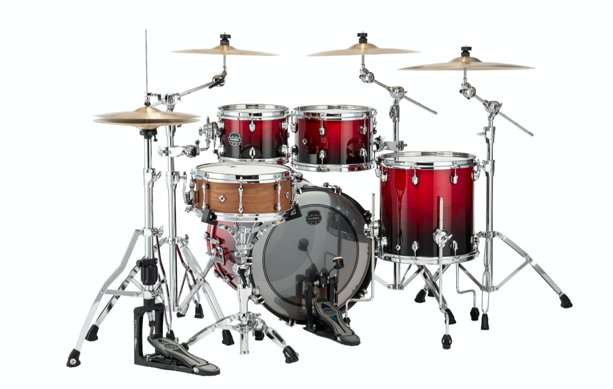 MAPEX IT SR504XRQ SATURN NEW FUSION 4 PEZZI SCARLET FADE