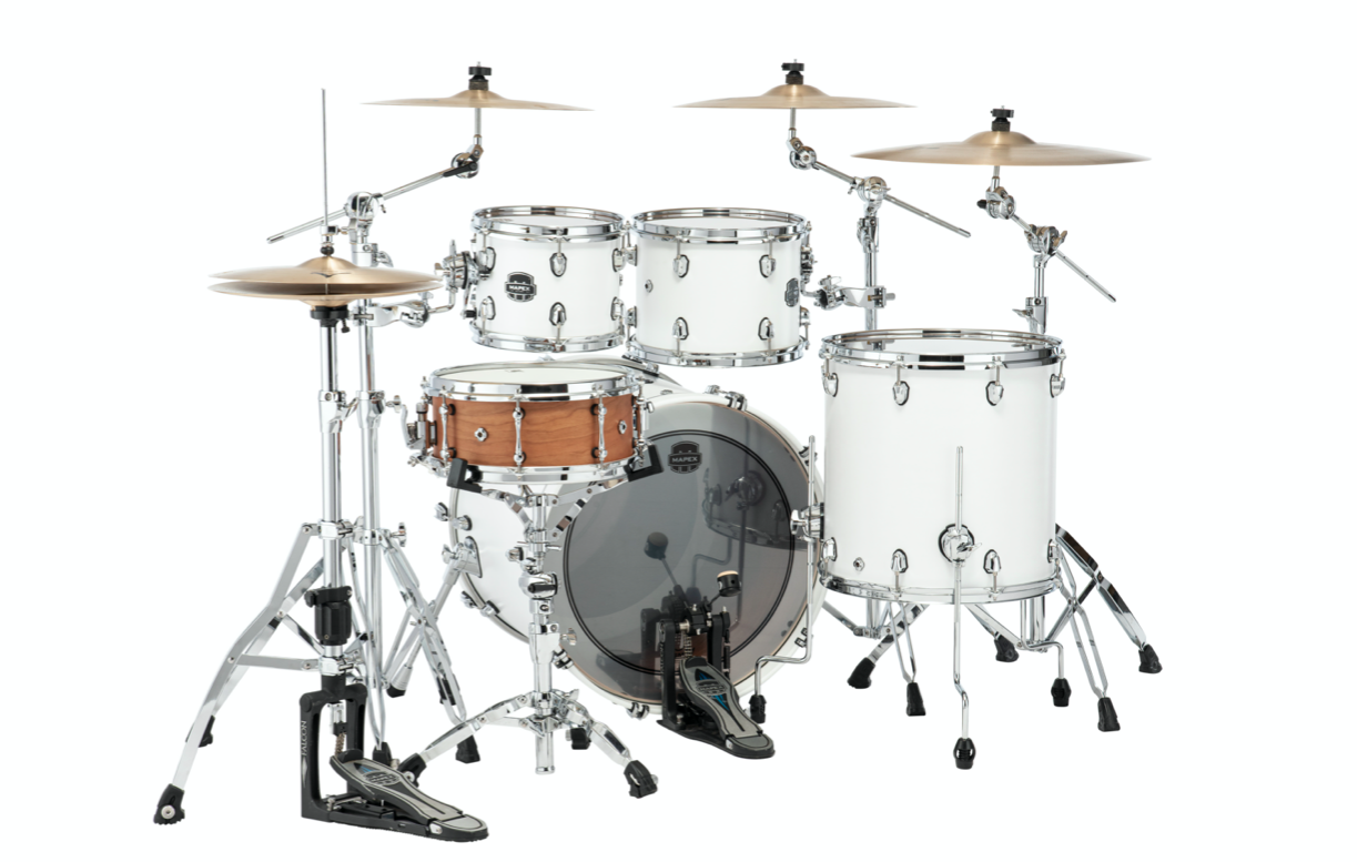MAPEX IT SR529XRM SATURN NEW ROCK 4 PEZZI SATIN WHITE