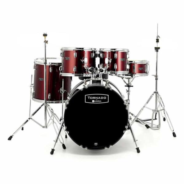 MAPEX IT TND5254TDR TORNADO STANDARD 5 PEZZI BURGUNDY RED