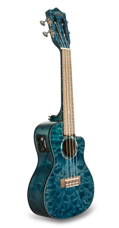 LANIKAI IT QM-BLCEC - UKULELE CONCERTO QUILTED MAPLE