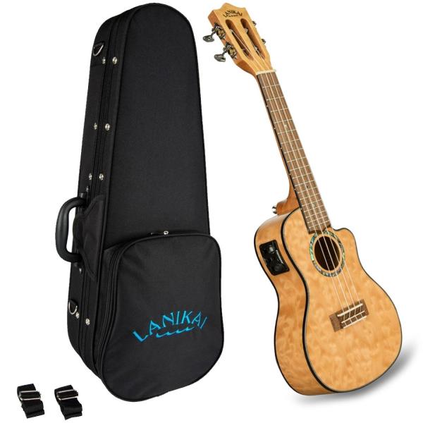 LANIKAI IT QM-NACEC - UKULELE CONCERTO QUILTED MAPLE