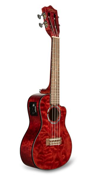 LANIKAI IT QM-RDCEC - UKULELE CONCERTO QUILTED MAPLE