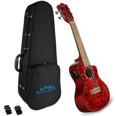 LANIKAI IT QM-RDCEC - UKULELE CONCERTO QUILTED MAPLE