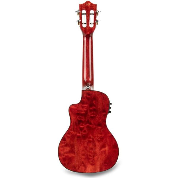 LANIKAI IT QM-RDCEC - UKULELE CONCERTO QUILTED MAPLE