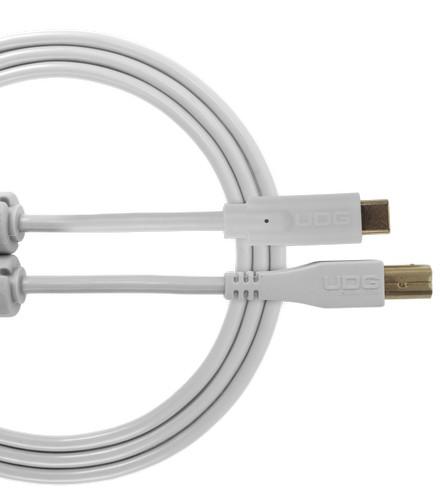 UDG U96001WH - ULTIMATE AUDIO CABLE USB 2.0 C-B WHITE STRAIGHT 1,5M