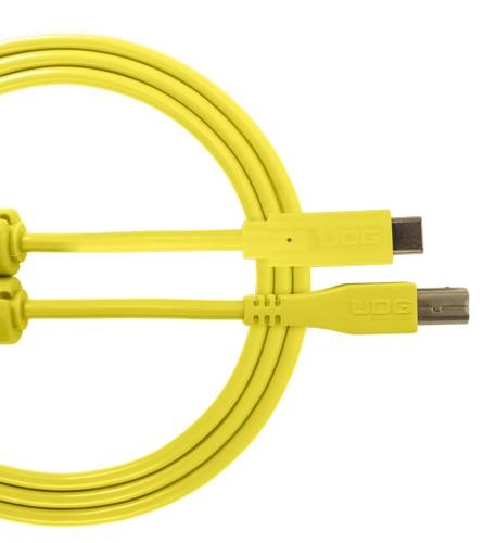 UDG U96001YL - ULTIMATE AUDIO CABLE USB 2.0 C-B YELLOW STRAIGHT 1 ,5M
